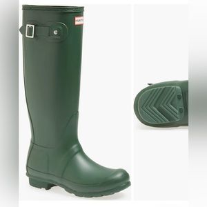 Tall Teal/Green Hunter Boots